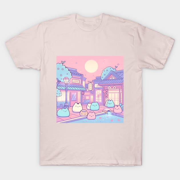 In pastel japan T-Shirt by Varpu Maki